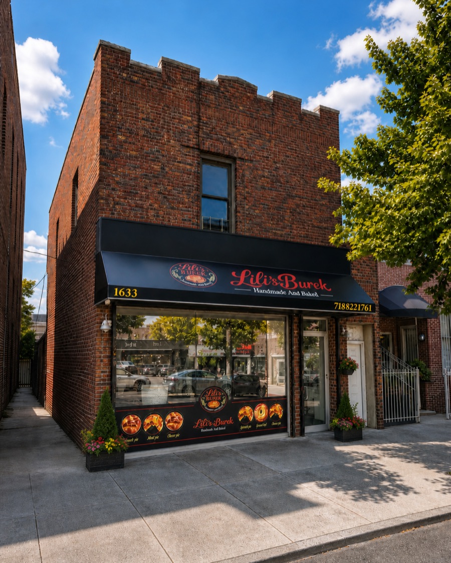 Lili's Burek storefront at 1633 Crosby Ave